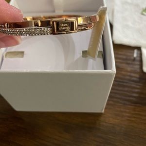 New Michael Kors bracelet and earring set, gold